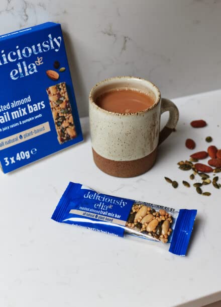 Deliciously Ella - Trail Mix Bar, Gluten-Free, Vegan Friendly, Healthy Snack 40g (12 bars) (Almond)