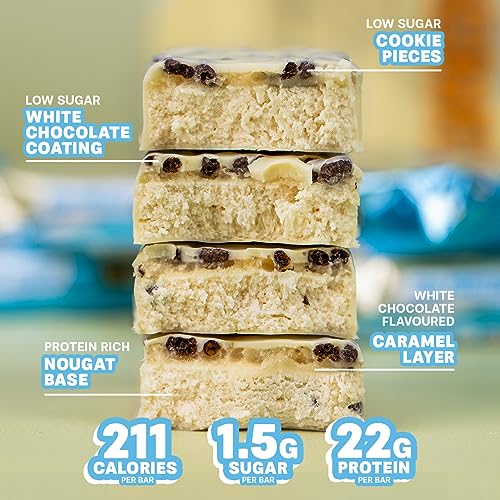 Grenade High Protein, Low Sugar Bar - White Chocolate Cookie, 12 x 60 g