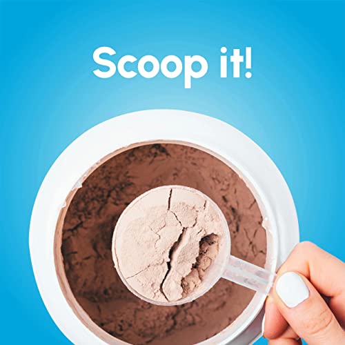 Shake That Weight 450ml Protein Shaker - Blue - With Storage Attachment For Protein and Diet Shake Powder, Wire Ball Mixer, Bag Attachment Loop