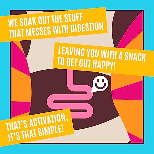 Boundless Activated Chips - Gut Health Vegan Crisps Multipack - Sea Salt & Cider Vinegar Crisps - Pea Protein Crisps - Gluten Free Snacks, Vegan Protein Snacks, Healthy Crisps Share Bag, 10 x 80g