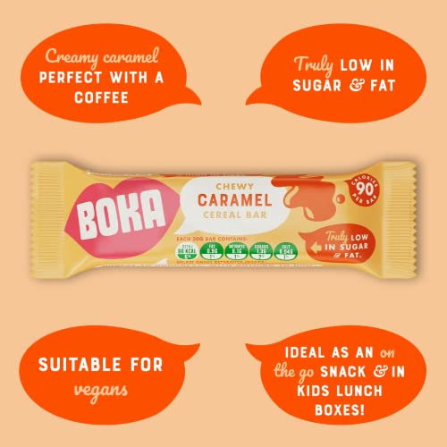 Boka Food - The Sweet One Mixed Flavour Pack of Cereal Bars | Pack of 16 x 30g Bars | Low in Sugar, Salt & Fats | High in Fibre | Vegan | Gluten Free| Breakfast Treat or Lunch Snack… (The Sweet One)