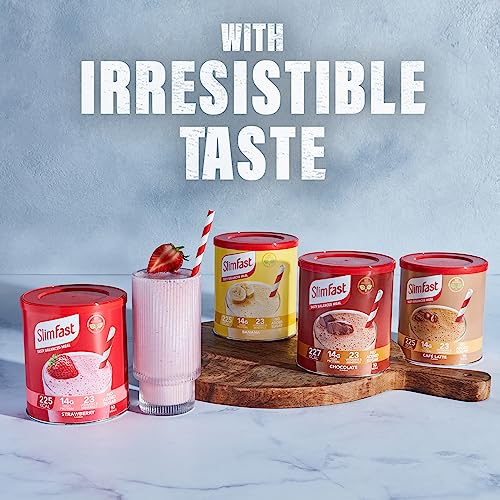 SlimFast Tasty Balanced Meal Shake, Healthy Shake for Balanced Diet Plan with Vitamins and Minerals, High in Protein, Meal Replacement, Peach & Apricot Flavour, 16 Servings, 584 g, Packaging May Vary