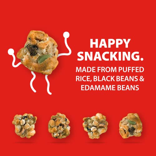 The Savourists Savoury Healthy Snacks | Low Calorie | High Protein | Plant-Based | Vegan | High Fibre | Crispy Snacks | Thai Chilli flavour (12x25g)