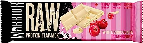 Warrior Raw Protein Flapjack White Chocolate Cranberry 12X75G
