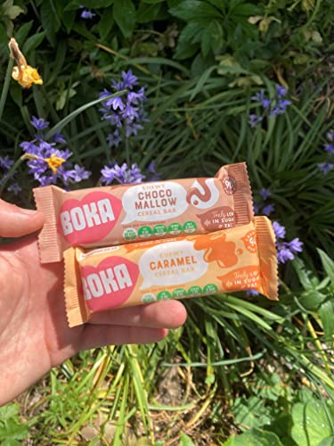 Boka Food - The Sweet One Mixed Flavour Pack of Cereal Bars | Pack of 16 x 30g Bars | Low in Sugar, Salt & Fats | High in Fibre | Vegan | Gluten Free| Breakfast Treat or Lunch Snack… (The Sweet One)