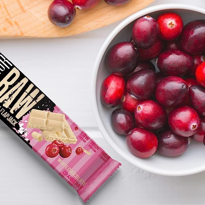 Warrior Raw Protein Flapjack White Chocolate Cranberry 12X75G