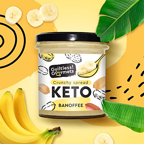 Guiltless Gourmets Bananas Keto Crunchie Spread 300g Low Carb & Keto Friendly, Keto Food, Keto Snacks, Healthy Snacks
