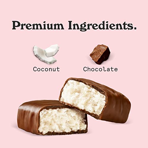 NICKS Coconut Keto Chocolate Bars No Added Sugar 163 Calories, 3.5 Net carbs, Gluten Free Sweets Low carb Candy Snack Bar (Multipack 15x40g)