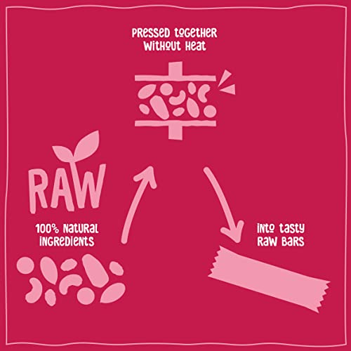 Nakd Berry Delight Natural Fruit & Nut Bars - Vegan - Healthy Snack - Gluten Free - 35g x 18 bars