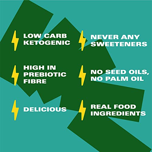 Fatt Almond & Coconut FattJacks - 9 x 40g Keto Bars - 100% Natural - 3g Carbs - Zero Sweeteners - Prebiotic Fibre - Ketogenic Breakfast - Low Carb Flapjack Keto Snack Breakfast Bar - FattBar