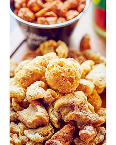 Snaffling Pig Perfectly Salted Pork Puffs, Low Carb High Protein Keto Savoury Snack (8 x 25g Packets)