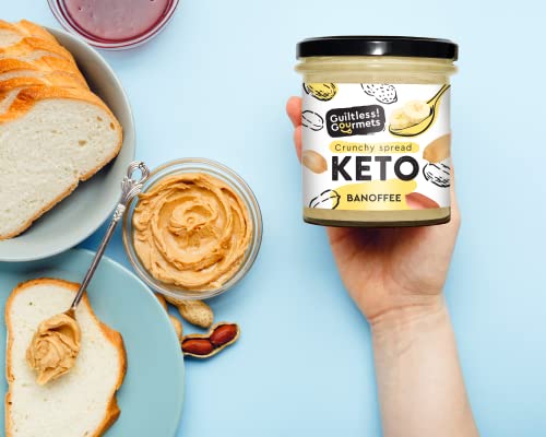 Guiltless Gourmets Bananas Keto Crunchie Spread 300g Low Carb & Keto Friendly, Keto Food, Keto Snacks, Healthy Snacks