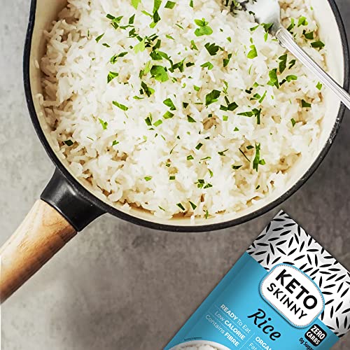 Keto Skinny Rice, Penne & Noodles Konjac Flour - Zero Sugar | Low Calorie, Keto Paleo & Vegan Diets | 270g, 2 of Each (6)