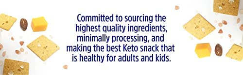 Keto Crackers (Rosemary & Garlic) Low carb Crackers, Keto Snacks, Low carb Snack. No Added Sugar, high Fibre & Gluten Free (3 x 64g Packs). Almond Flour Crackers, Keto Snacks no Carbs no Sugar, Paleo