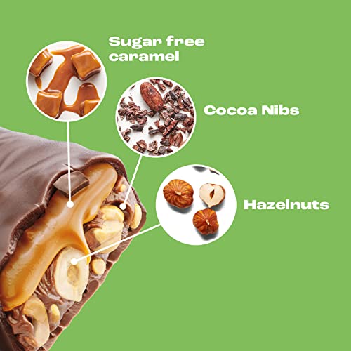 ahead ACHIEVE | Keto Chocolate Bars – 18 x 35g – Hazelnut Cacao – Low Carb Sugar Free – 100% Natural with MCT-Fats – Keto Snacks & Healthy Snacks