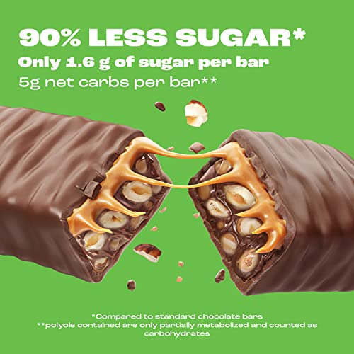 ahead ACHIEVE | Keto Chocolate Bars – 18 x 35g – Hazelnut Cacao – Low Carb Sugar Free – 100% Natural with MCT-Fats – Keto Snacks & Healthy Snacks