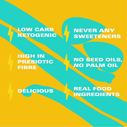 Fatt Keto Cookies - Almond & Vanilla - 5 x 30g - 1.5g Carbs - 100% Natural Snacks - Low Carb, Low Sugar, High Prebiotic Fibre & Sweetener Free - FattBar