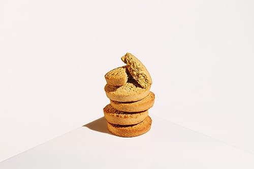 Fatt Keto Cookies - Almond & Vanilla - 5 x 30g - 1.5g Carbs - 100% Natural Snacks - Low Carb, Low Sugar, High Prebiotic Fibre & Sweetener Free - FattBar