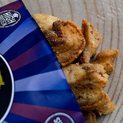 Mr Tubs Premium Pork Scratchings - Gluten Free - Perfectly Salted, 20 x 18g Bags - Pub Style, Low Carb, Keto & Paleo Friendly, Hand Cooked Pork Rind Crackling Snack