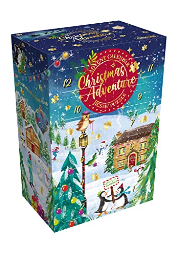 Christmas Advent Calendar Jigsaw Puzzle - Christmas Adventure | Sustainable Puzzle for Adults | Great Gift for Adults | Gibsons Games