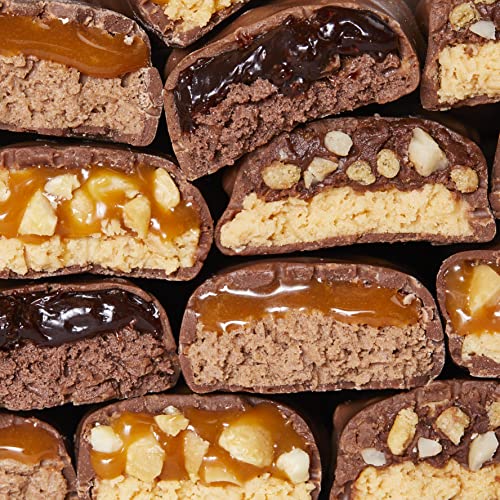 Nicks Protein Bar Mix Box, Keto Snack Bars 4g Net Carbs, 15g Protein, 5g Collagen No Added Sugar Gluten Free Low Carb Snacks (9x50g)