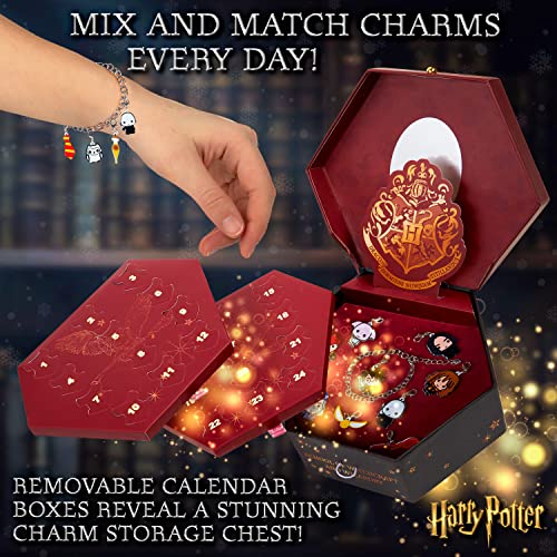 Harry Potter Advent Calendar 2023, Jewellery Advent Calendar with Charms, Harry Potter Gifts for Girls (Jewellery Box)