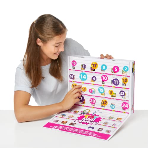 5 SURPRISE Toy Mini Brands Edition Advent Calendar 6 Exclusive Minis (77292), Multi