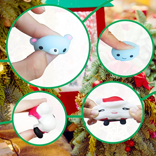 Mochi Squishy Advent Calendar 2023,Squishy Animal Christmas Countdown Calendar for Kids,24 Days Surprise, Non-Toxic Relief Stress Christmas Party Gifts for Boys and Girls Adults