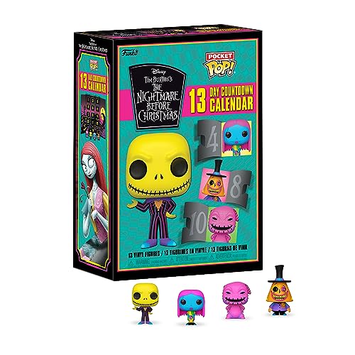 Funko Advent Calendar: 13 Days - Vampire Teddy - the Nightmare Before Christmas - Blacklight - 13 Days Of Surprises - Collectable Vinyl Mini Figures - Mystery Box - Gift Idea - Holiday Xmas Present