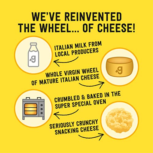 SERIOUS PIG - Crunchy Snacking Cheese Snacks, Keto Friendly, High Protein, Low Carb, Gluten Free, Vegetarian, Pub Snacks, Made from 100% Real Italian Cheese (Variety) (12 x 24g)