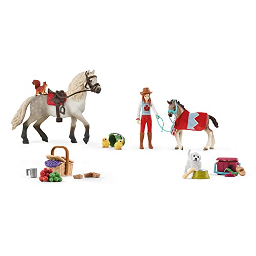 SCHLEICH 98642 Advent Calendar Horse Club 2022, from 5 Years, Horse Club Playset