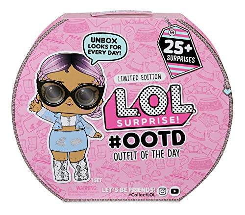 L.O.L. Surprise! 576037EUC LOL 2021 OOTD Advent Calendar-with Limited Edition Doll Jet Set Q.T. -UNbox 25+ Surprises Including Outfits, Shoes, & Accessories-Collectable-Gift for Girls & Boys Ages 4+