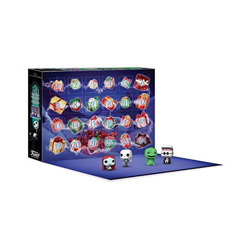 Funko Advent Calendar: the Nightmare Before Christmas - Jack Skellington - (the Nightmare Before Christmas) - 24 Days Of Surprise - Collectable Vinyl Mini Figures - Mystery Box - Gift Idea