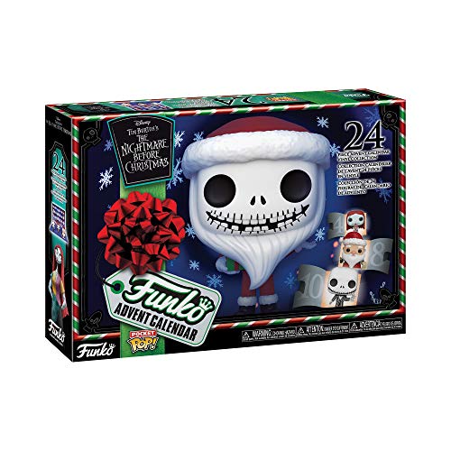 Funko Advent Calendar: the Nightmare Before Christmas - Jack Skellington - (the Nightmare Before Christmas) - 24 Days Of Surprise - Collectable Vinyl Mini Figures - Mystery Box - Gift Idea