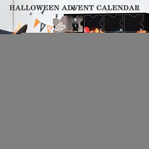 Advent Calendar Halloween Countdown Calendar 24 Days Halloween Countdown Halloween Toys With 24 Dolls, For Kids Boys Girls Adults Men Women