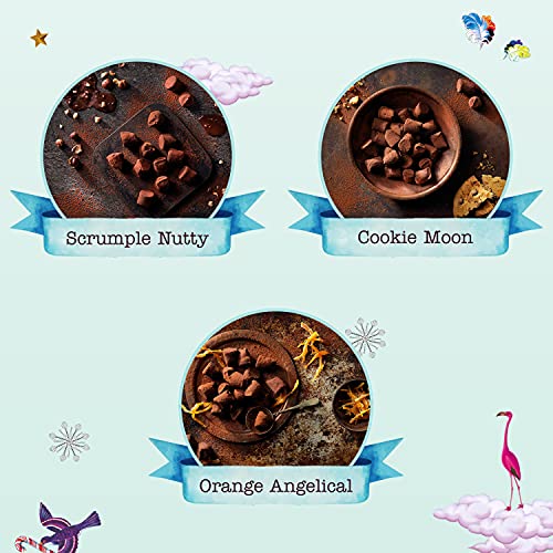 Monty Bojangles Advent Calendar of Cocoa Dusted Chocolate Truffles | 7 Flavour Assortment of 29 Chocolates, 250g