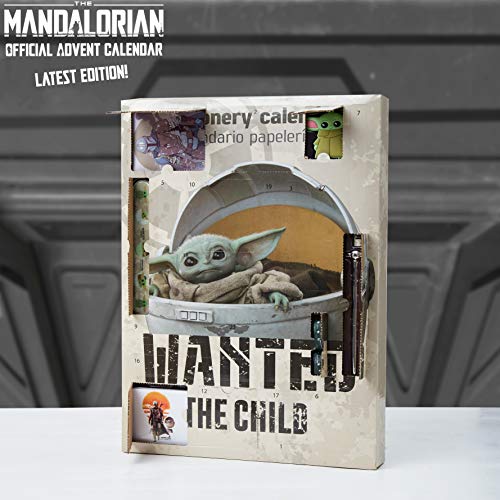 The Mandalorian Advent Calendar 2023, Baby Yoda Stationery Countdown Calendar, Star Wars Gifts for Boys