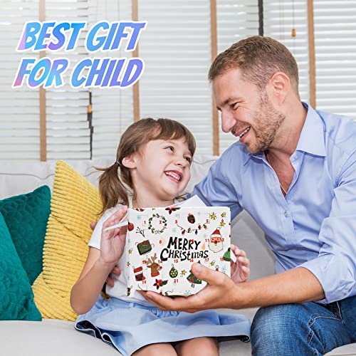 Advent Calendar 2023, 24Pcs DIY Christmas Bracelet set, Christmas Themed DIY Charm Bracelet Making Kit, Best Christmas Gifts