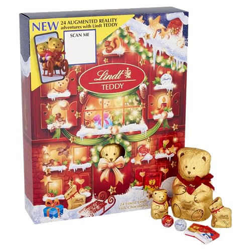 Lindt Teddy Milk Chocolate Christmas Advent Calendar, 250g