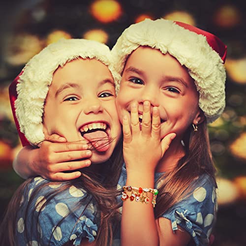 Advent Calendar 2023, 24Pcs DIY Christmas Bracelet set, Christmas Themed DIY Charm Bracelet Making Kit, Best Christmas Gifts