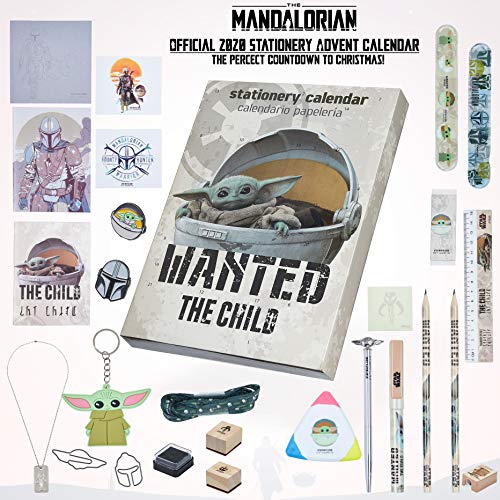 The Mandalorian Advent Calendar 2023, Baby Yoda Stationery Countdown Calendar, Star Wars Gifts for Boys
