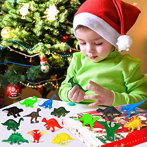 Advent Calendar Toy for Kids Toy Advent Calendar for Boys Girls 3-8 Year Old Dinosaur Advent Calendar Surprise Gift for Boys Girls Age 3 4 5 6 7 8