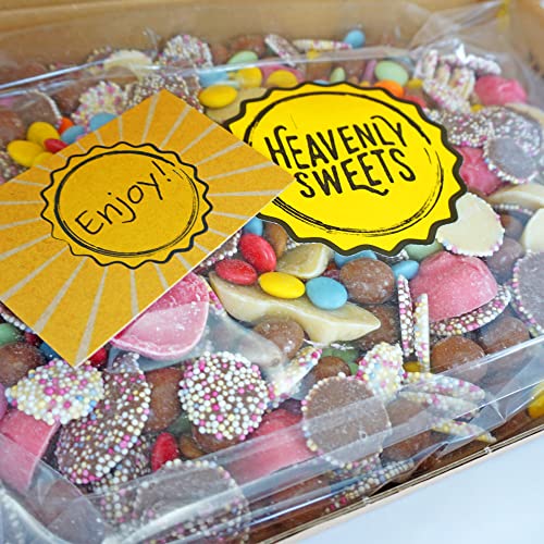 Chocolate Pick and Mix Sweets Gift Box 800g - Retro Chocolate Mixed Pick & Mix Selection Retro Candy, Birthday Fathers Day - Heavenly Sweets