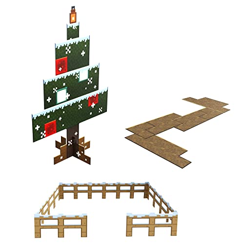 Minecraft Mob Head Minis Advent Calendar Featuring Pixelated Video-Game Character Figures with Giant Heads, Collectible Toy- for Fans Ages 6 Years & Older, HHT63