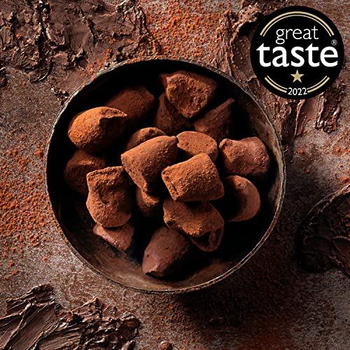 Monty Bojangles ‘With Love’ Bouquet of Chocolate Cocoa Dusted Truffles | Chocolate Truffles in Gift Box, 110g