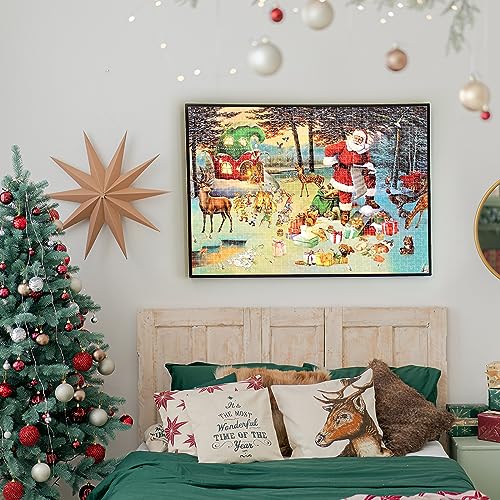 2023 Christmas Calendar Jigsaw Puzzles 1008 Pieces, Colourful Skill Games for the Whole Family, Adult Jigsaw Advent Calendar for 8-14 Years