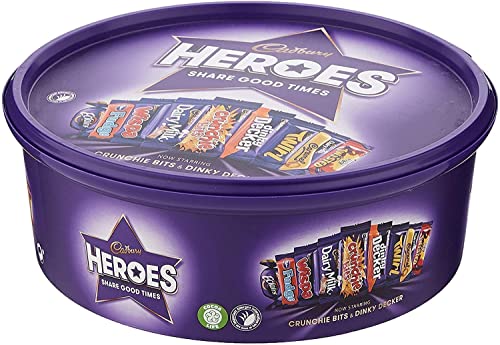 London Luxury Christmas Chocolates Tub Roses, Heroes