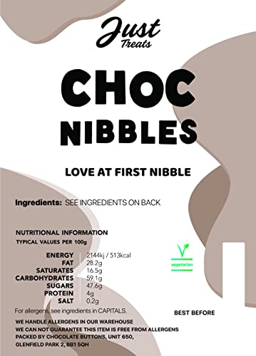 Choc Nibbles Gift Jar from The A-Z Sweetshop Collection