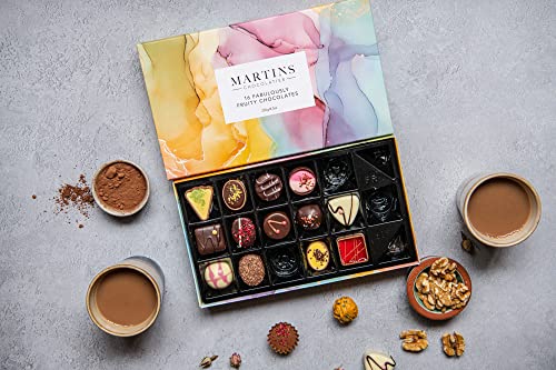 Martin’s Chocolatier Fabulously Fruity Collection | Luxury Handmade Chocolate Box | 16 Belgian Chocolates, 15 Assorted Flavours | Ideal Present for Birthdays & Anniversary (249g)…