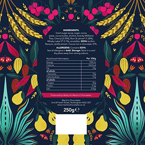 Martins Chocolatier French Chocolate Liqueurs | Pack of 2 Tins | Vegan Chocolates | Dark Chocolate with Premium Spirit Liquid Centres | Chocolate Gift